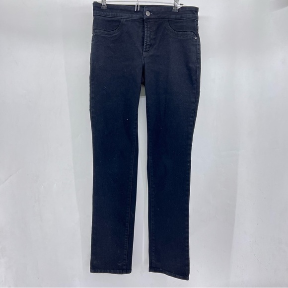 NYDJ Denim - Nydj womens size 2 black legging skinny jeans